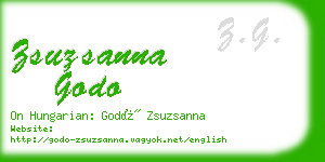 zsuzsanna godo business card